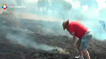 Un cámara de Telemadrid grabó las primeras imágenes del incendio de 2012