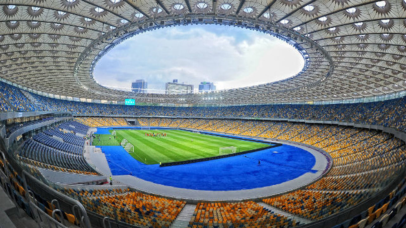 Estadio Olímpico de Kiev.