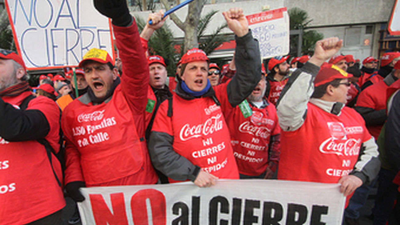 En Fuenlabrada hoy está previsto que los trabajadores de la fábrica de coca cola vuelvan a sus puestos de trabajo