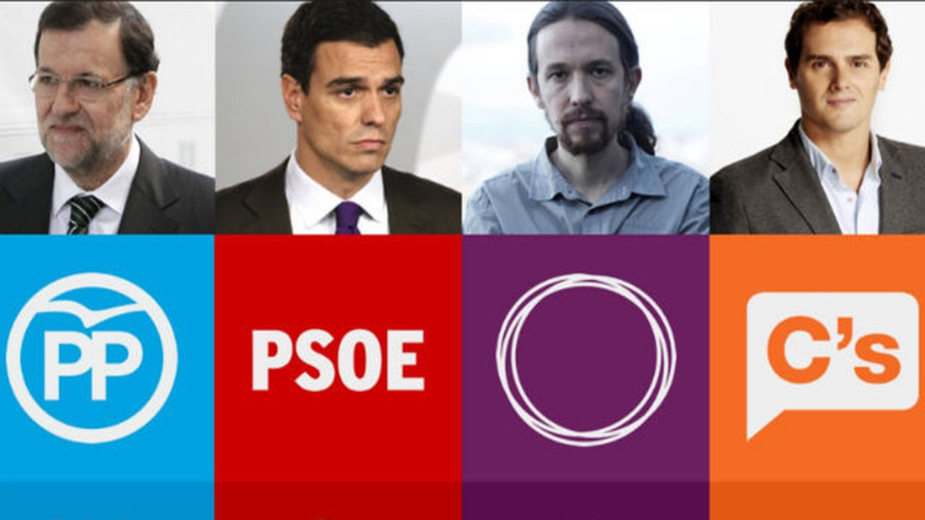 Bloque electoral: Información del PP, PSOE, Unidos Podemos y Ciudadanos
