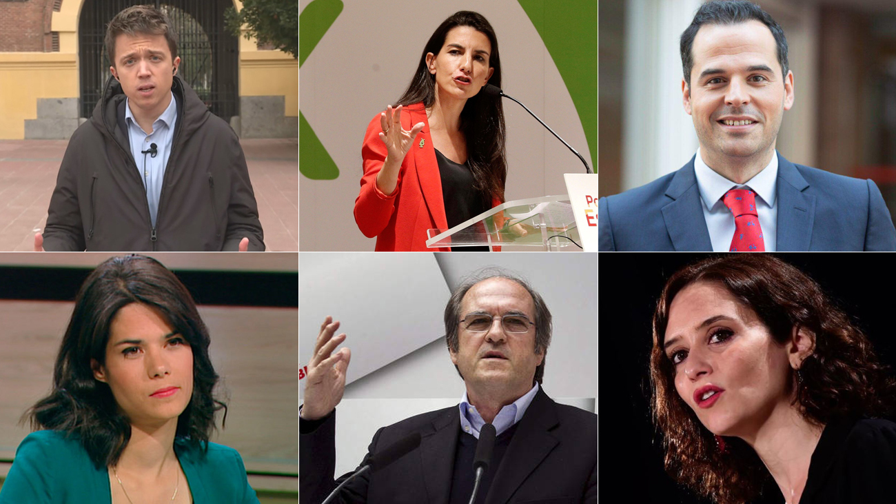 elecciones comunidad de madrid 2019 candidatos