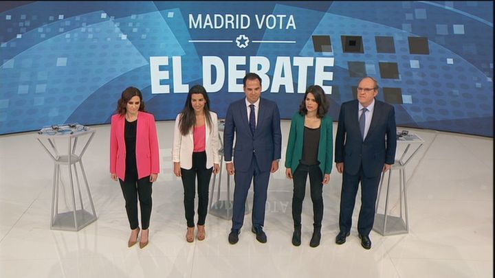 Debate autonómico a cinco en Telemadrid