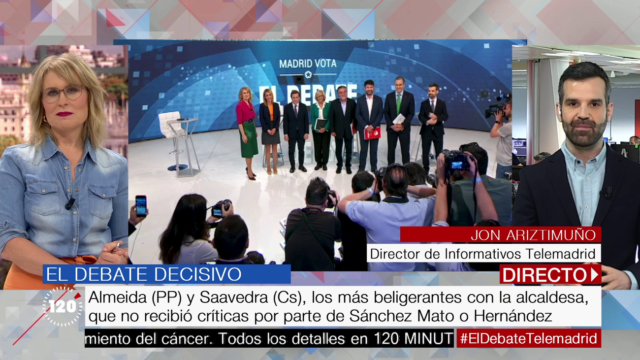 Lo que no se vio en el debate decisivo de Telemadrid