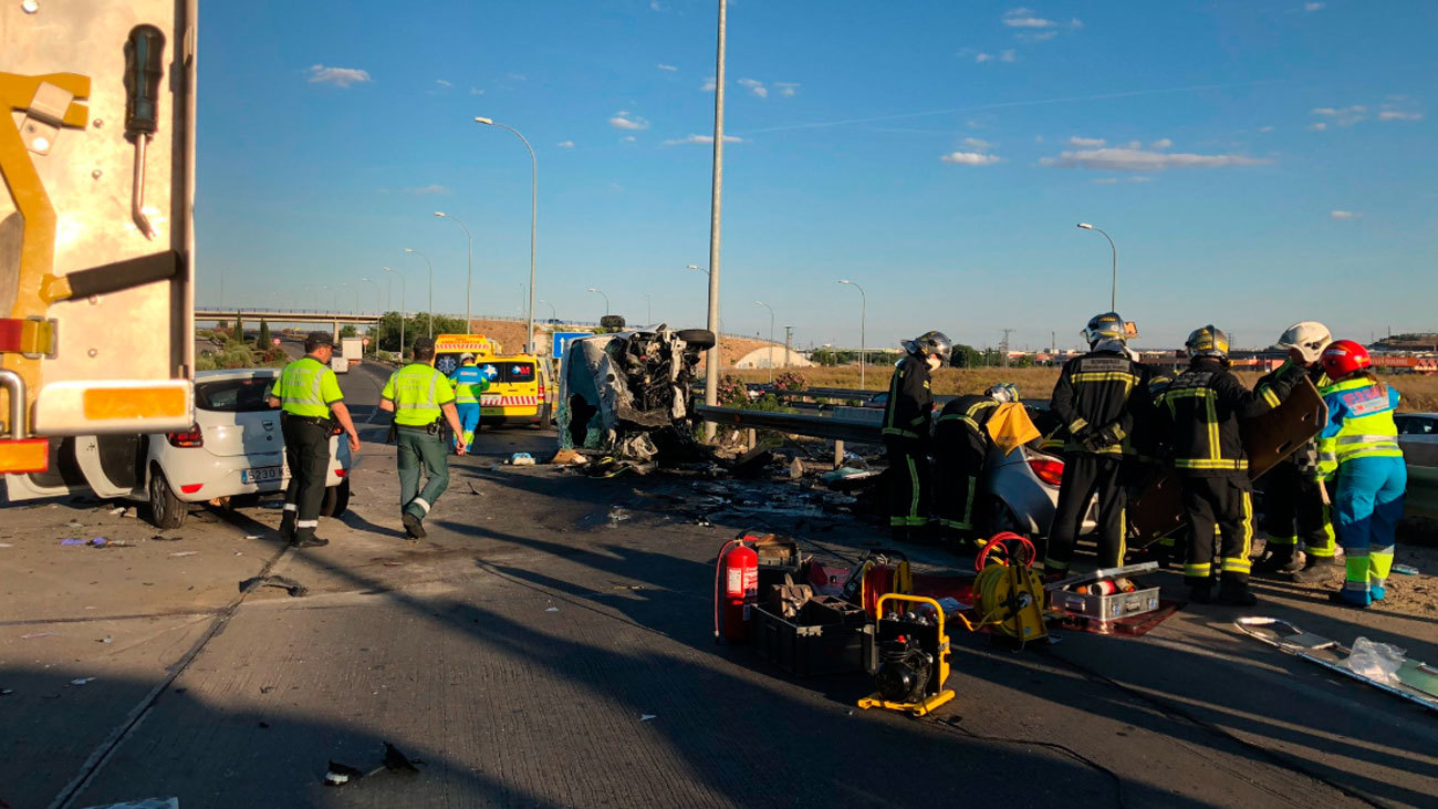 Un Muerto Y 3 Heridos En Un Accidente En La M 50 A La Altura De Getafe