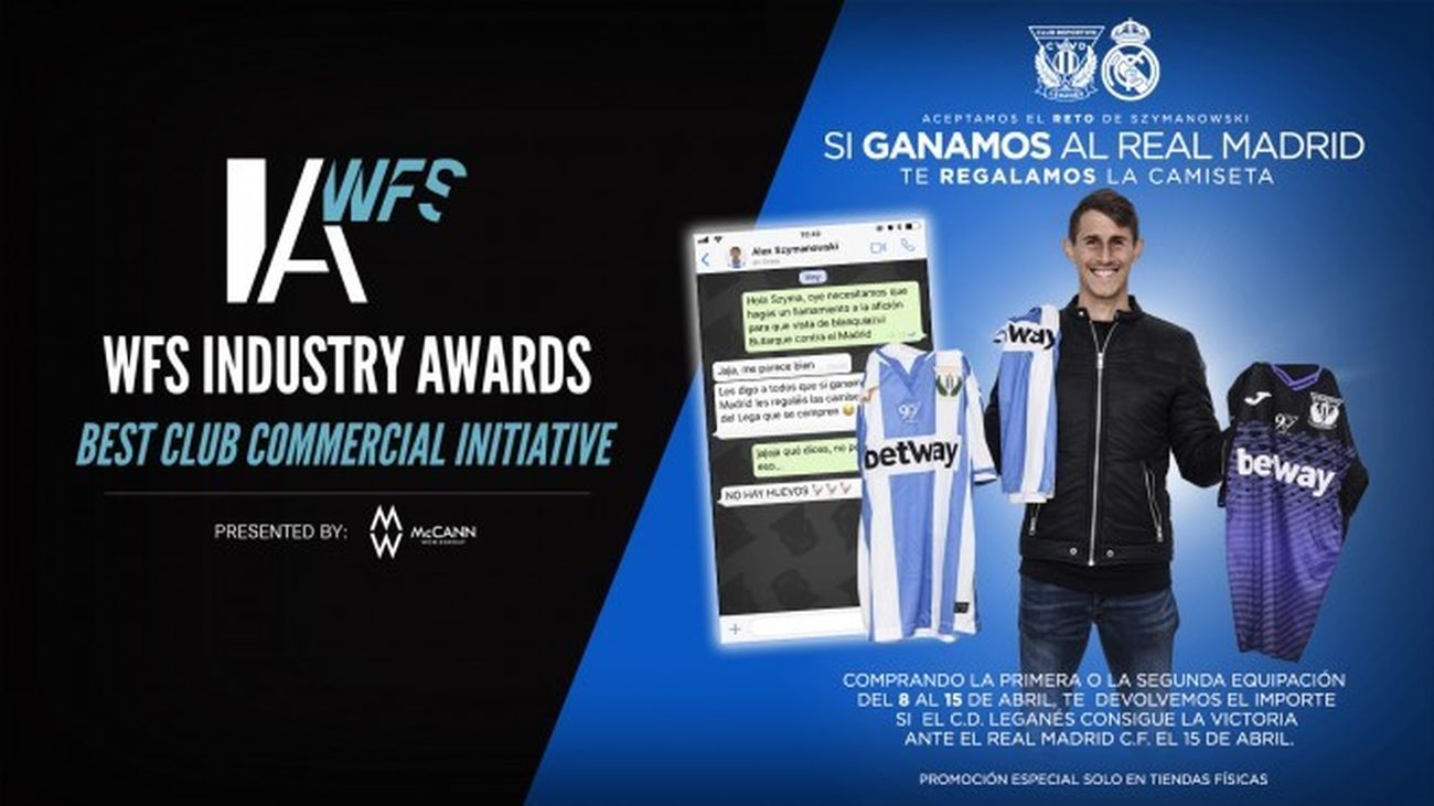Víctor Marín: "Es un orgullo que el CD Leganés esté nominado a los WFS Industry Awards"
