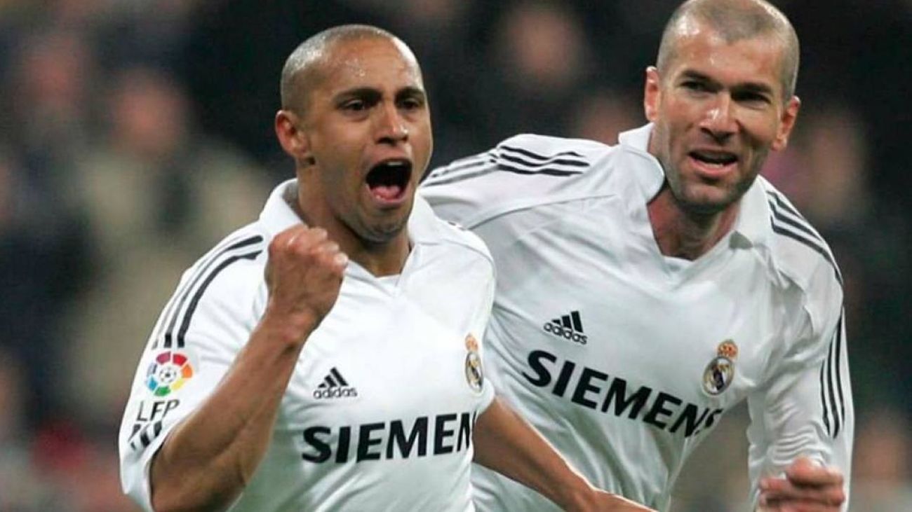 Roberto Carlos y Zidane