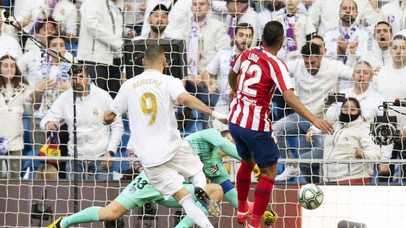 1-0. Así fue el gol de Benzema al Atlético