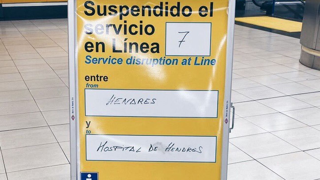 Cierre de la estación Hospital del Henares