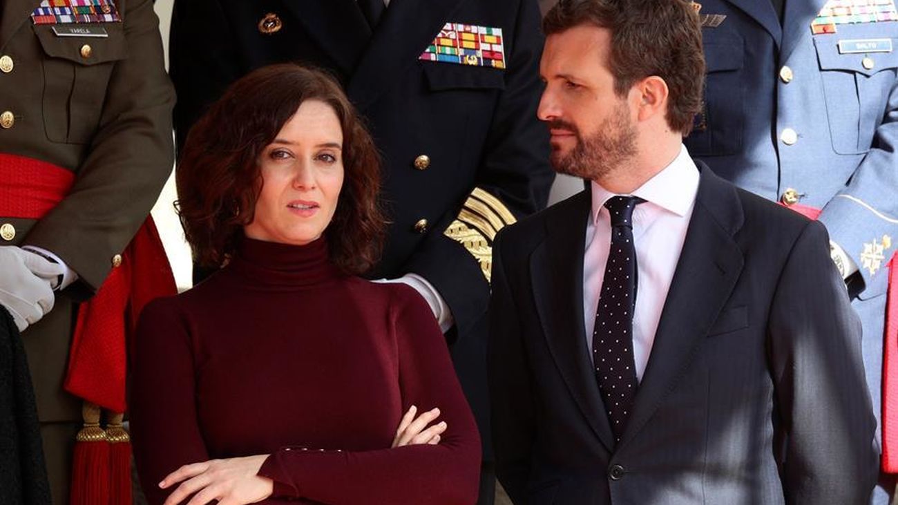 Isabel Díaz Ayuso y Pablo Casado