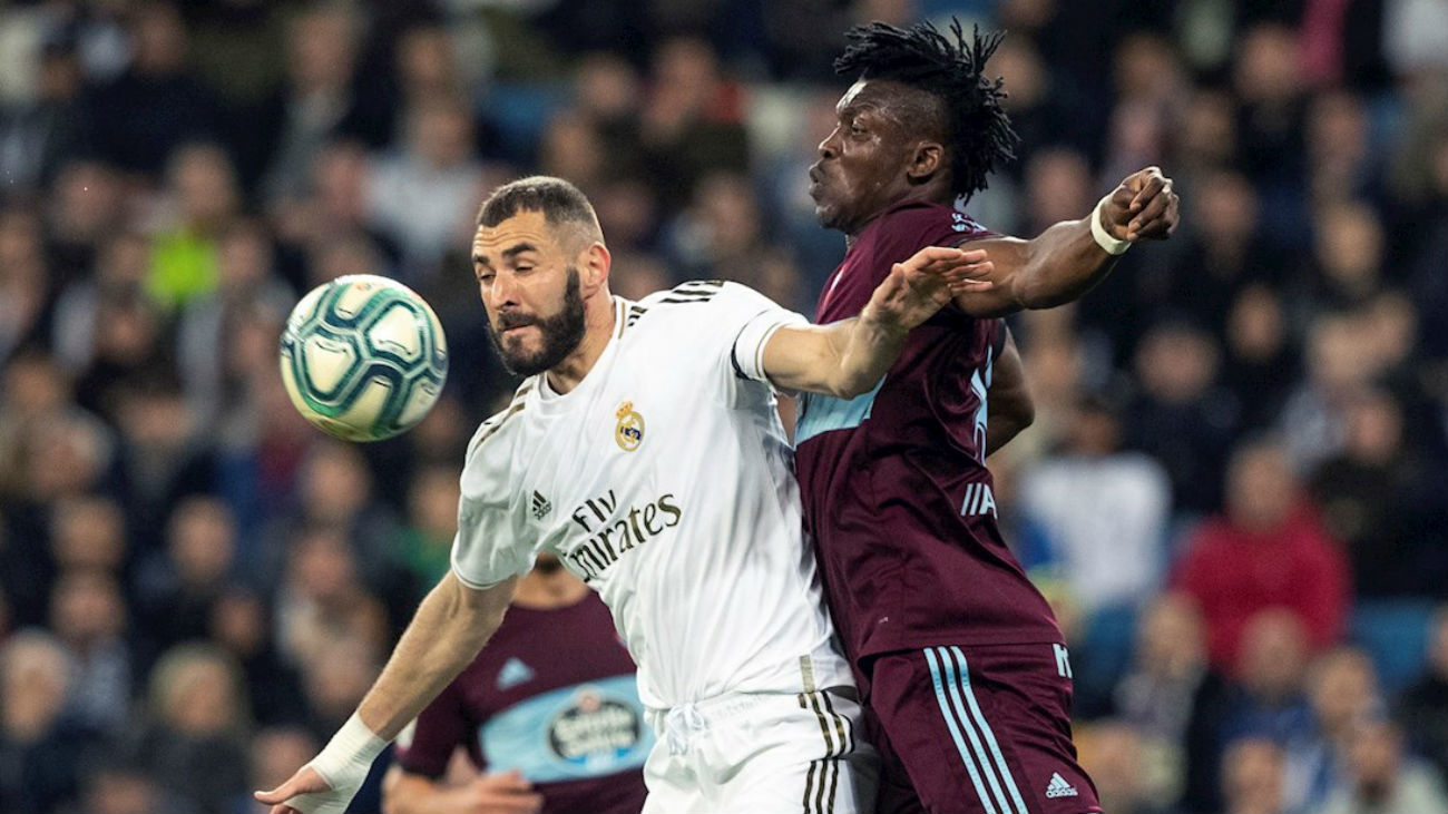 Benzema ante el Celta