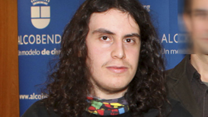 Daniel Virseda González, en unos premios dados por el Ayuntamiento de Alcobendas en 2013