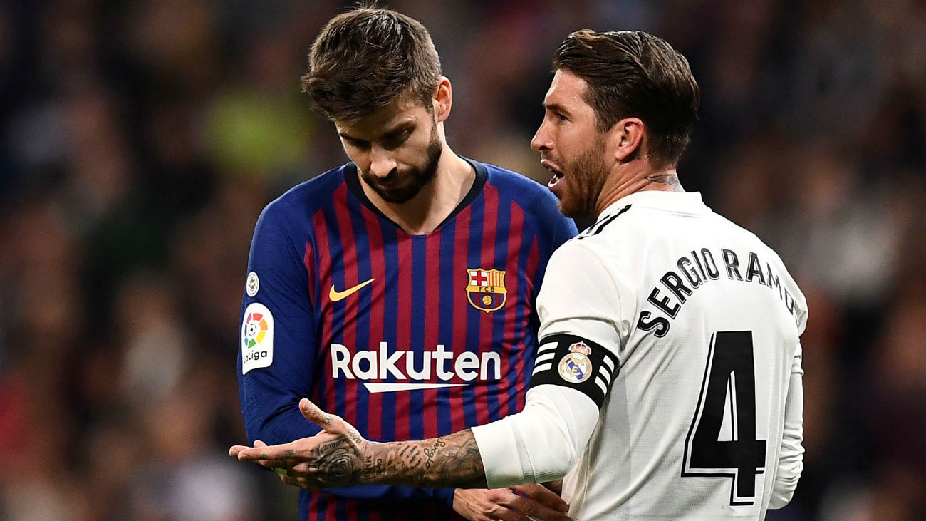 Piqué y Sergio Ramos