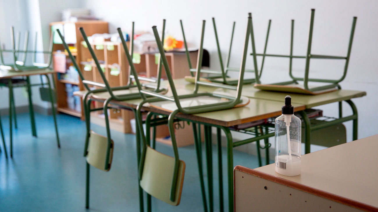 Aulas cerradas por el coronavirus
