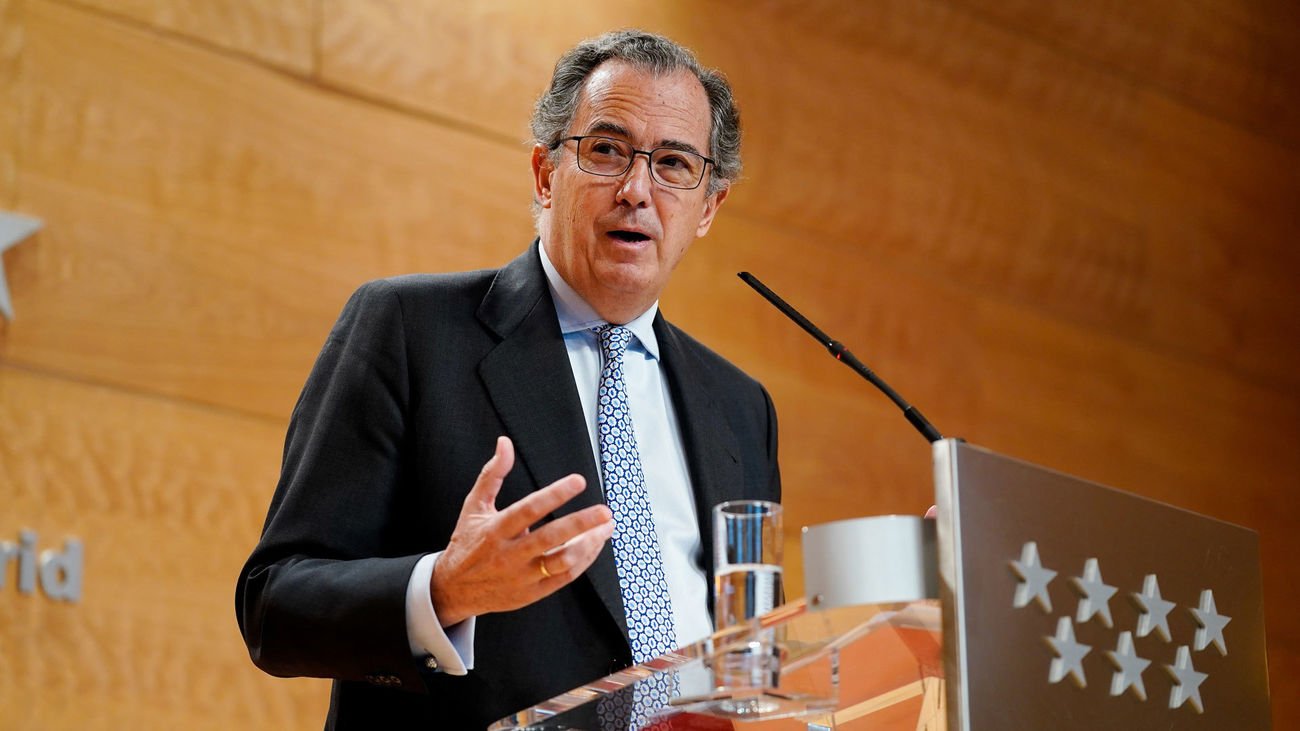 El consejero de Educación y Juventud de la Comunidad de Madrid, Enrique Ossorio