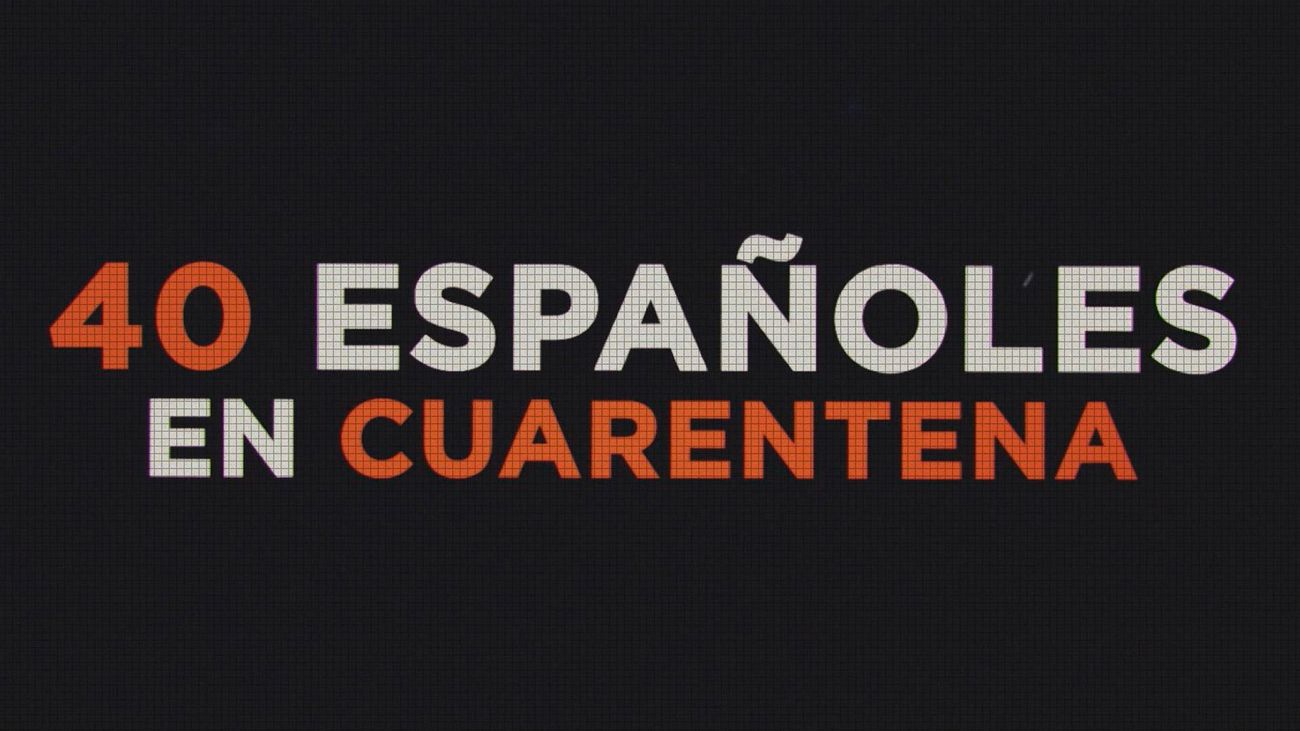 Logo 40 españoles en cuarentena