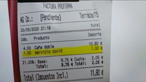 Los establecimientos que cobren una 'tasa covid' serán multados