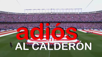 La afición del Atleti se despide de su templo