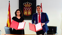 Ayuso y Aguado celebran un año del acuerdo PP y Cs en Madrid