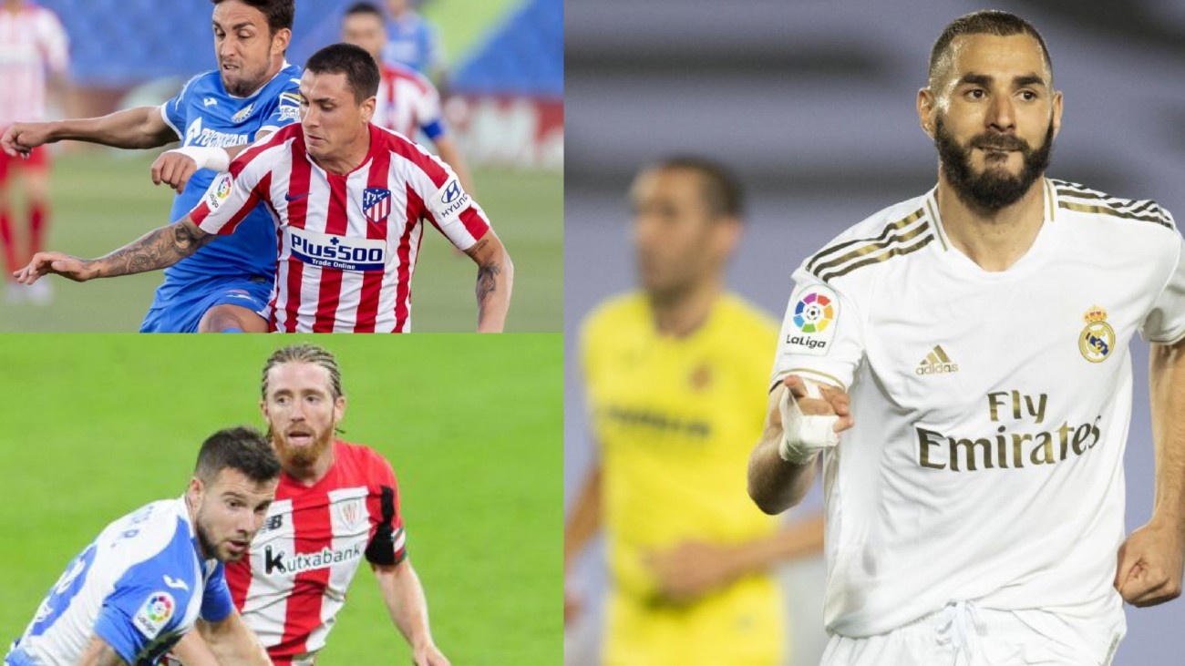 Real Madrid-Villarreal, Getafe-Atlético de Madrid y Athletic-Leganés