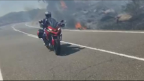 El accidente de un motorista, posible causa del incendio en Robledo de Chavela