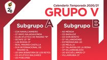 Este es el calendario de los equipos madrileños de Segunda B
