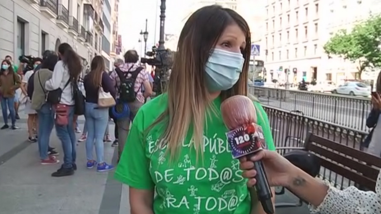 Primer día de huelga educativa en Madrid: "Es la única salida que nos ha dejado la Comunidad de Madrid"