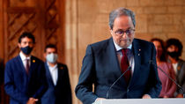 Torra condenado a un año y medio de inhabilitación por los lazos amarillos