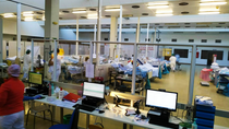 El gimnasio de La Paz vuelve a acoger a pacientes con coronavirus