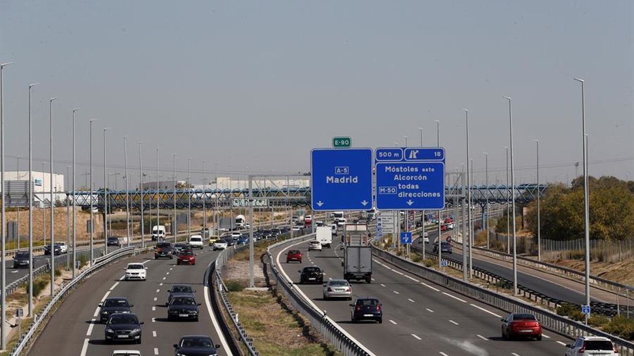 Imagen de la A-5 en Madrid