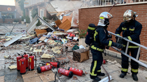Una garrafa de acetona causa la explosión que destroza un chalet en San Martín de la Vega