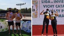 La Liga de Invierno de voley playa arranca con los triunfos de Jiménez-Fernández y Esarte-Matveeva