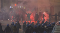 Violenta protesta en Roma contra las restricciones mientras suben los contagios en toda Europa