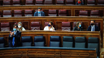 Salvador Illa alaba a los madrileños durante el debate de la prórroga del estado de alarma