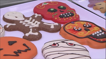 Galletas para Halloween con diseños terroríficos