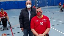 El Getafe, único equipo de la liga de baloncesto en silla de ruedas en jugar y entrenar con mascarilla