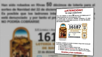 Roban 50 décimos de lotería en Rivas y se dan a la fuga
