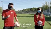 '¡No te la juegues, juega seguro!', deportistas madrileños se unen para concienciar sobre el covid-19