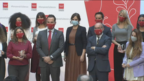 Todos los grupos de la Comunidad y el Ayuntamiento en el apoyo institucional a las víctimas de violencia de género