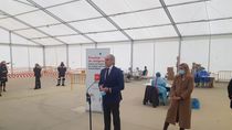 Escudero defiende en Collado Villalba el Isabel Zendal como "hospital de apoyo"