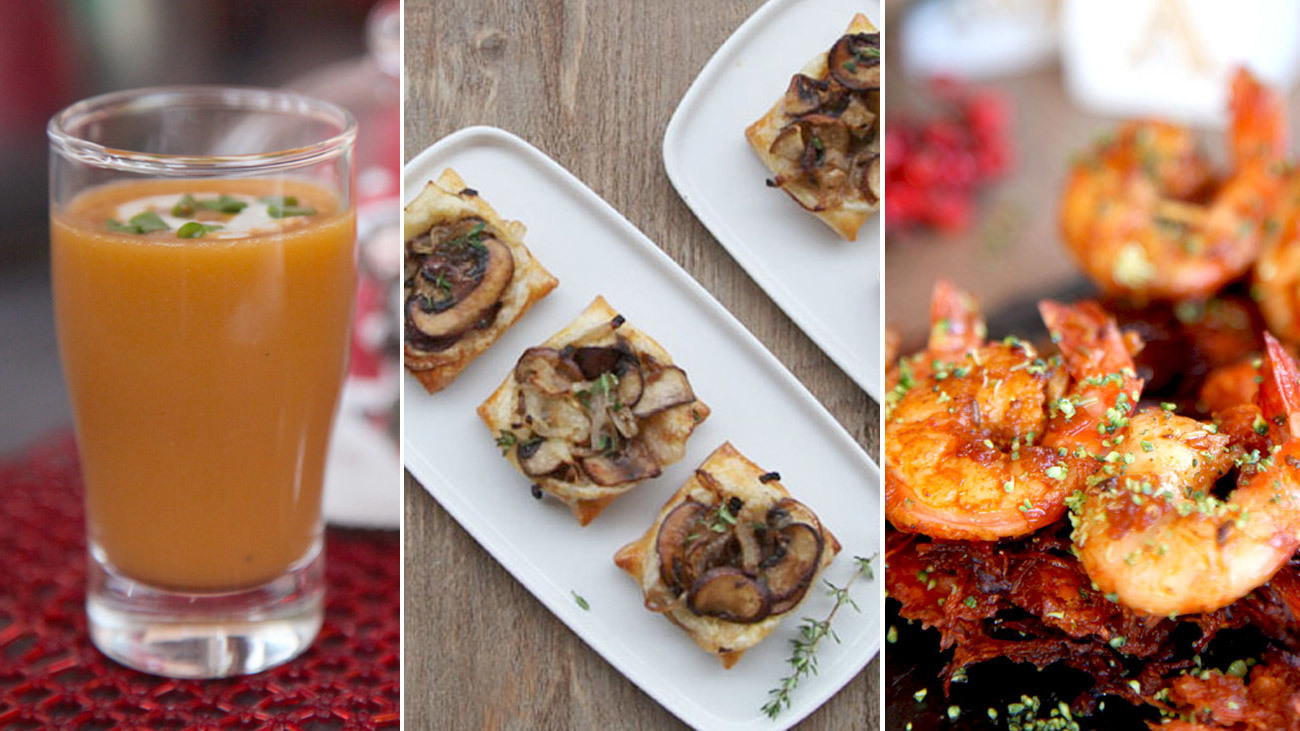 Recetas de aperitivos navideños