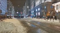Un mapa permite consultar las calles ya limpias de nieve en Madrid
