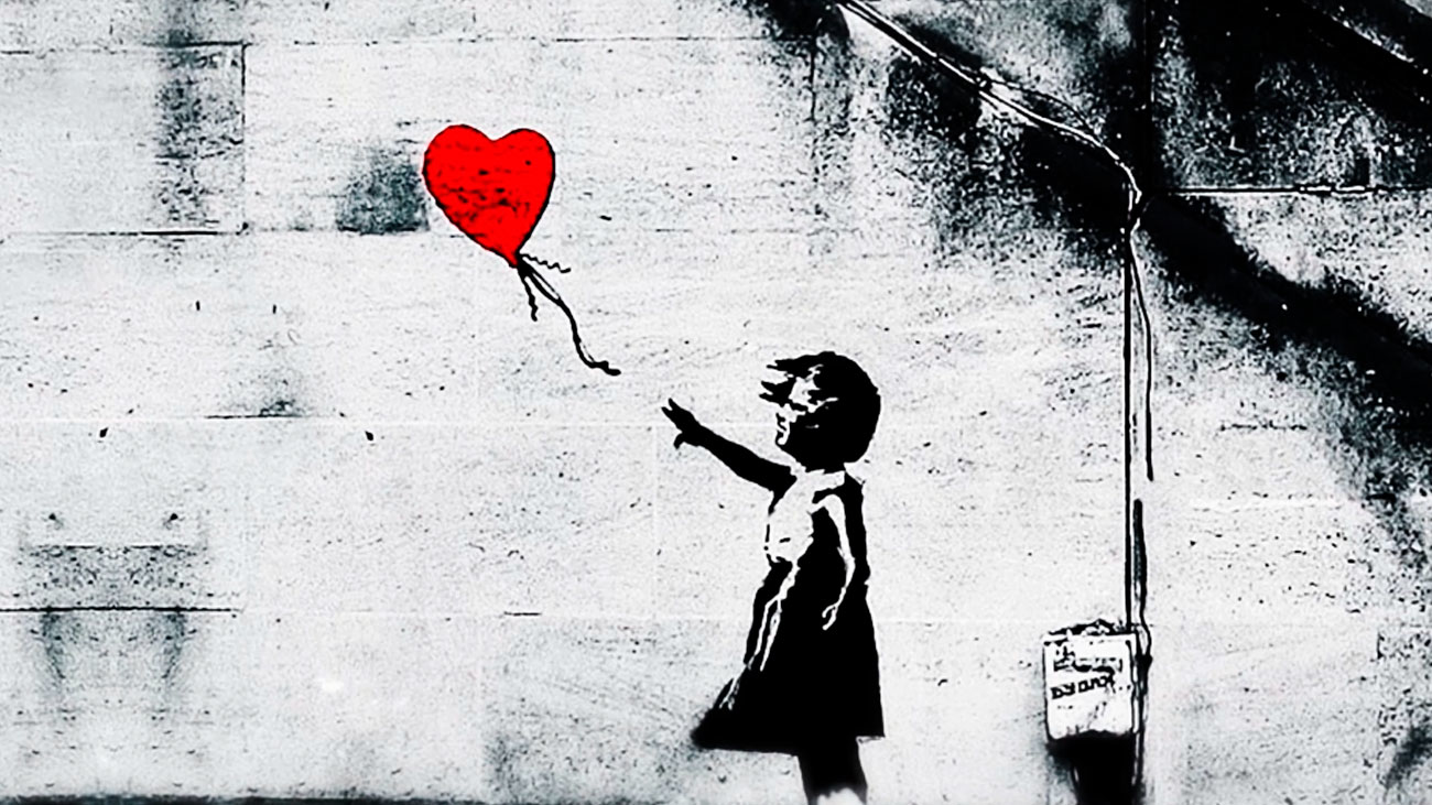 Banksy Ukraine Balloon